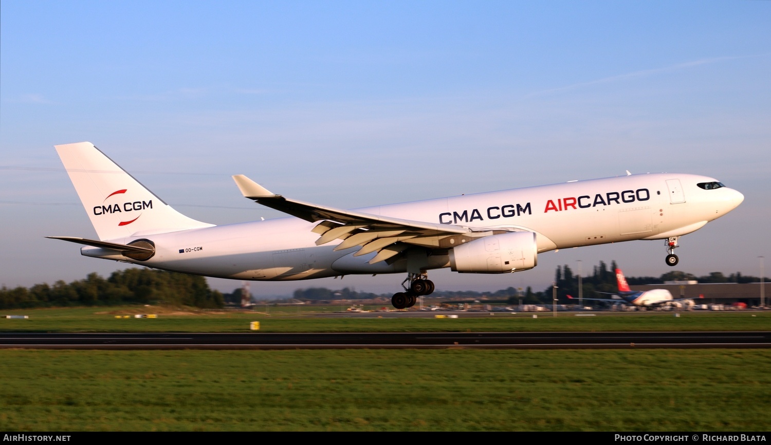 Aircraft Photo of OO-CGM | Airbus A330-243F | CMA CGM Air Cargo | AirHistory.net #713965