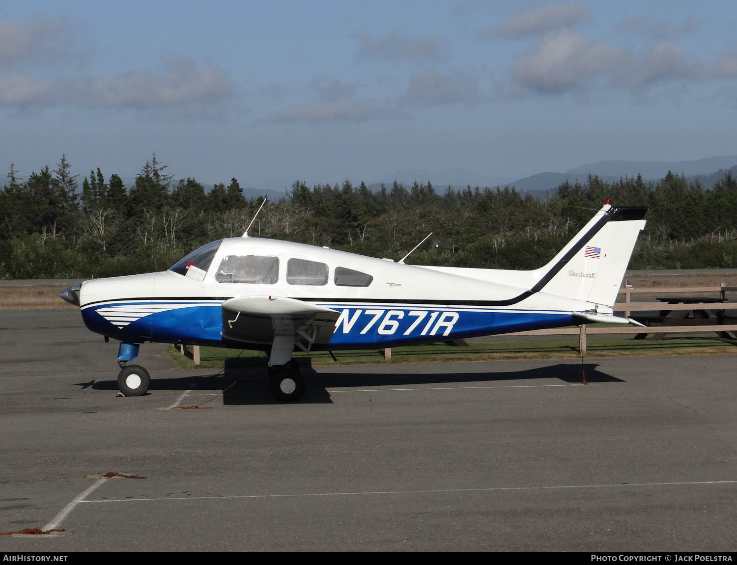 Aircraft Photo of N7671R | Beech B23 Custom | AirHistory.net #713986