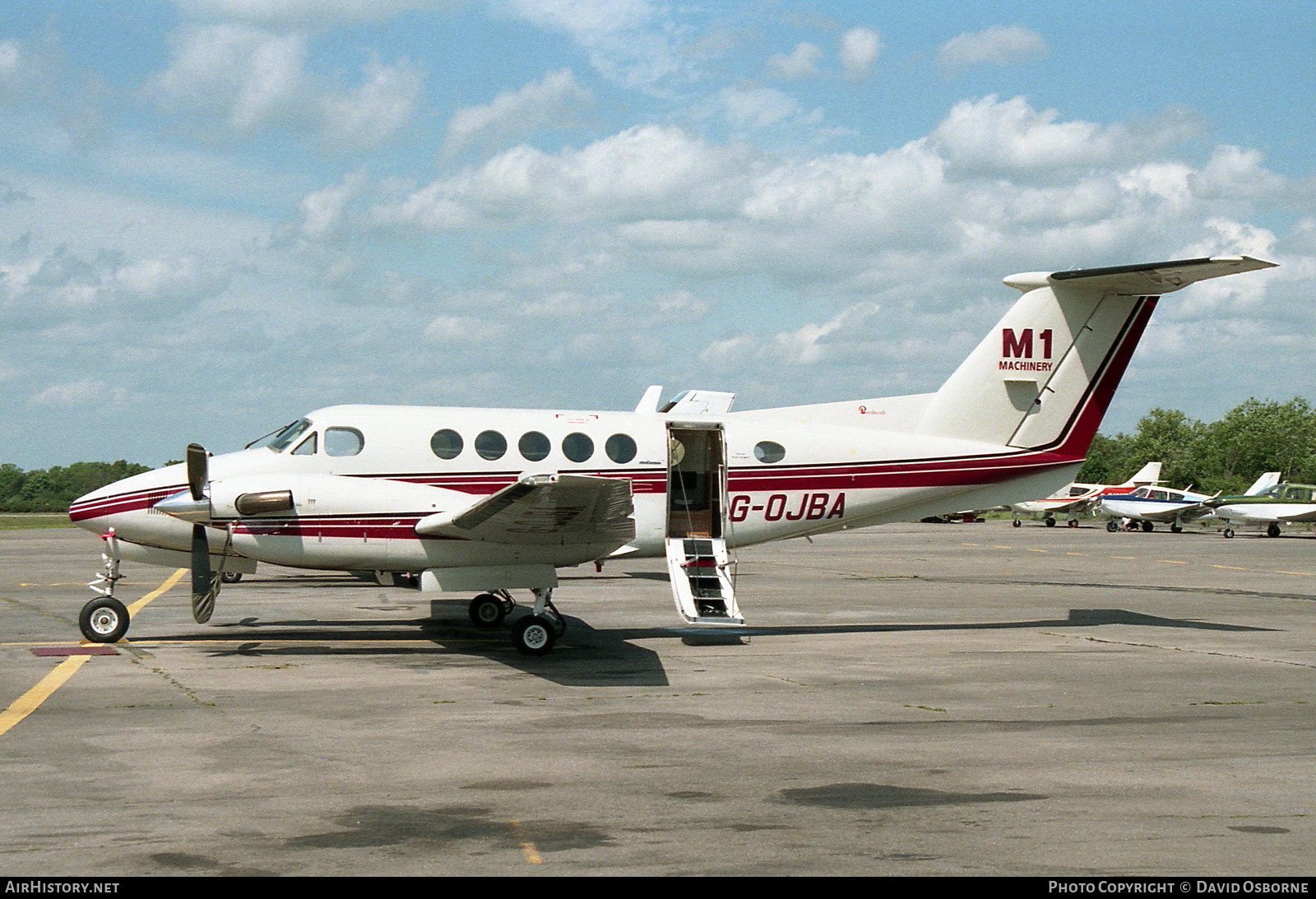 Aircraft Photo of G-OJBA | Beech 200 Super King Air | M1 Machinery | AirHistory.net #714002