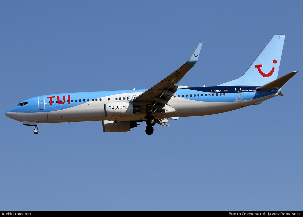 Aircraft Photo of G-TUKT | Boeing 737-8JP | TUI | AirHistory.net #714032