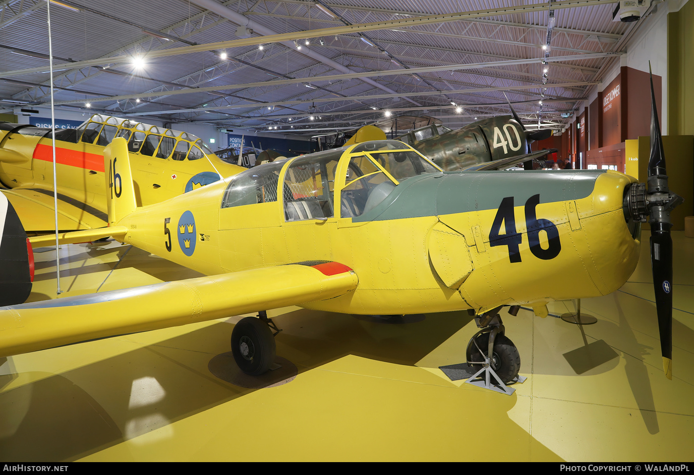 Aircraft Photo of 50046 | Saab Sk50B Safir (91B) | Sweden - Air Force | AirHistory.net #714045
