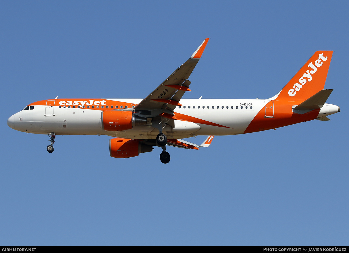 Aircraft Photo of G-EJCP | Airbus A320-214 | EasyJet | AirHistory.net #714064