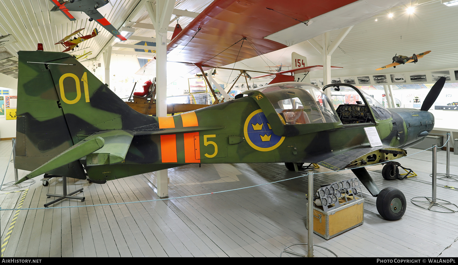 Aircraft Photo of G-AYWN / 61001 | Scottish Aviation Sk61 Bulldog | Sweden - Air Force | AirHistory.net #714071