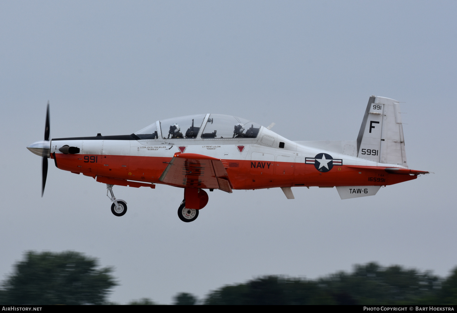 Aircraft Photo of 165991 | Raytheon T-6A Texan II | USA - Navy | AirHistory.net #714087