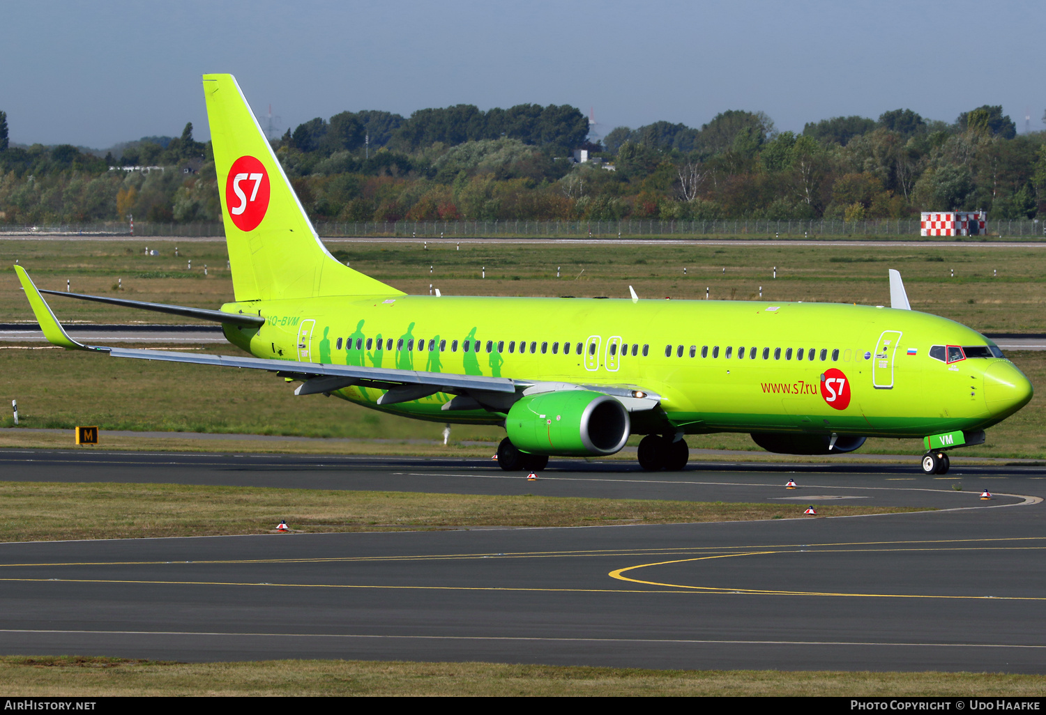 Aircraft Photo of VQ-BVM | Boeing 737-8GJ | S7 Airlines | AirHistory.net #714098