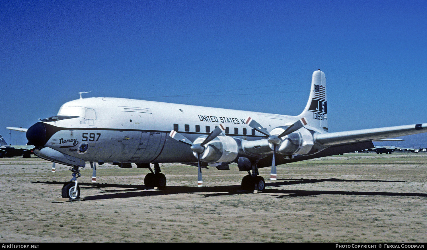 Aircraft Photo of 131597 | Douglas VC-118B Liftmaster | USA - Navy | AirHistory.net #714117