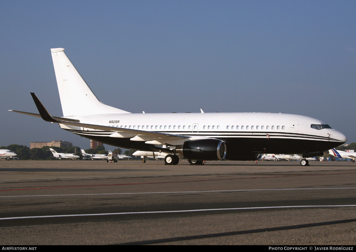 Aircraft Photo of N92SR | Boeing 737-7JR BBJ | AirHistory.net #714147