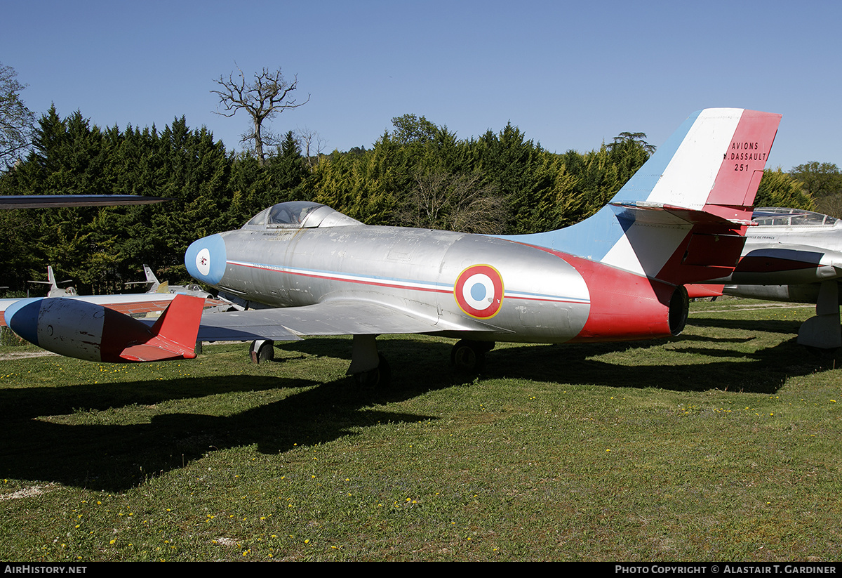 Aircraft Photo of 251 | Dassault MD-450 Ouragan | France - Air Force | AirHistory.net #714149
