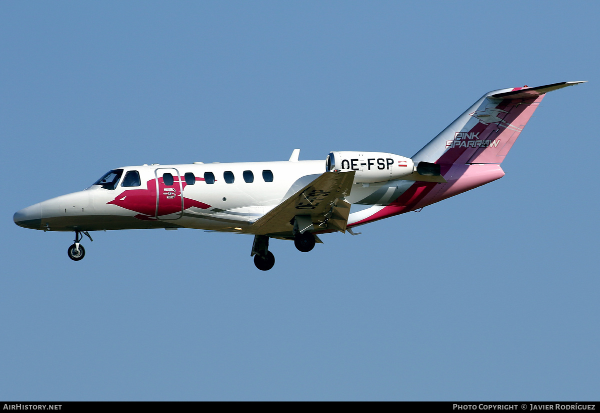 Aircraft Photo of OE-FSP | Cessna 525A CitationJet CJ2 | Pink Sparrow | AirHistory.net #714179