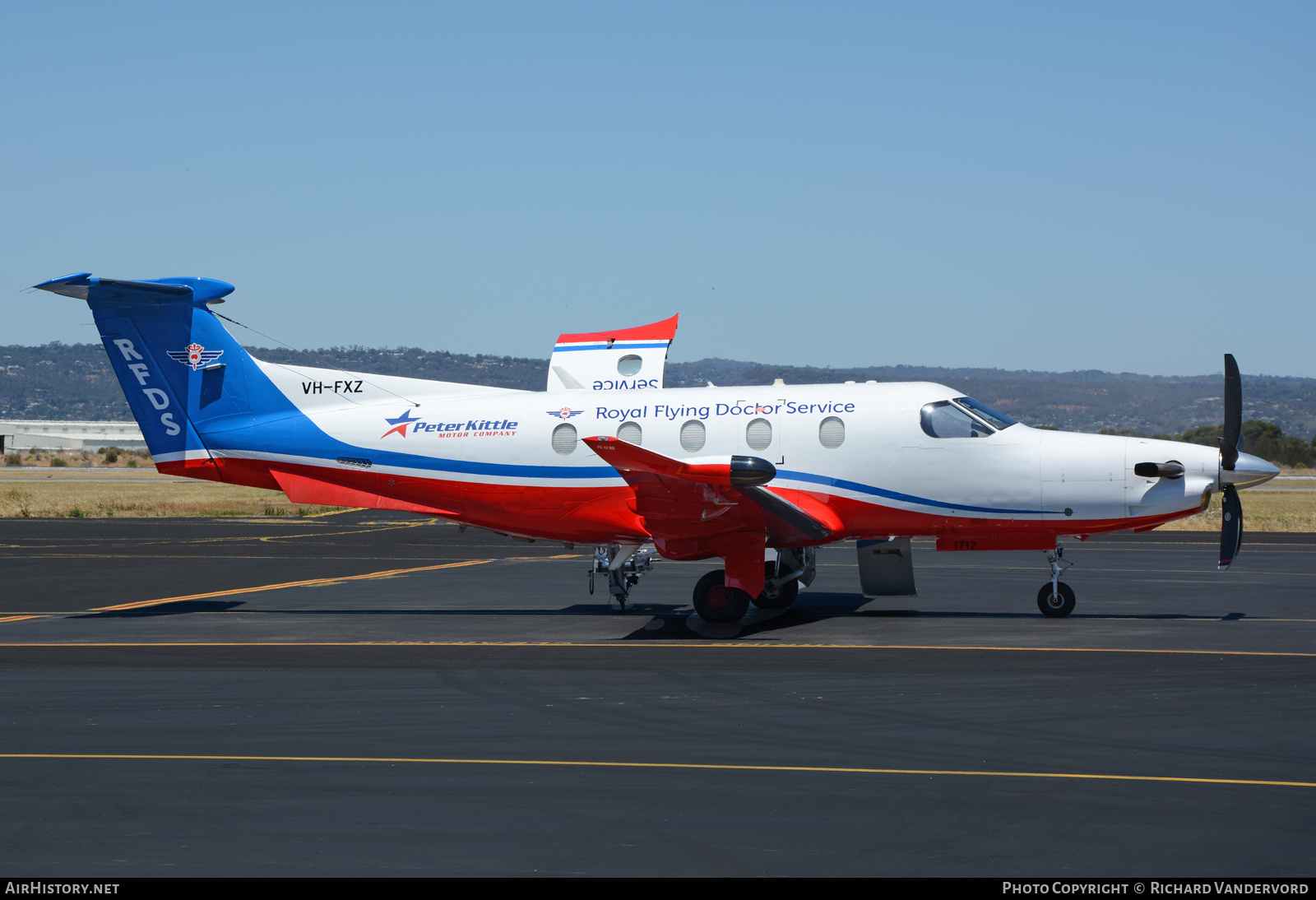 Aircraft Photo of VH-FXZ | Pilatus PC-12NG (PC-12/47E) | Royal Flying Doctor Service - RFDS | AirHistory.net #714183