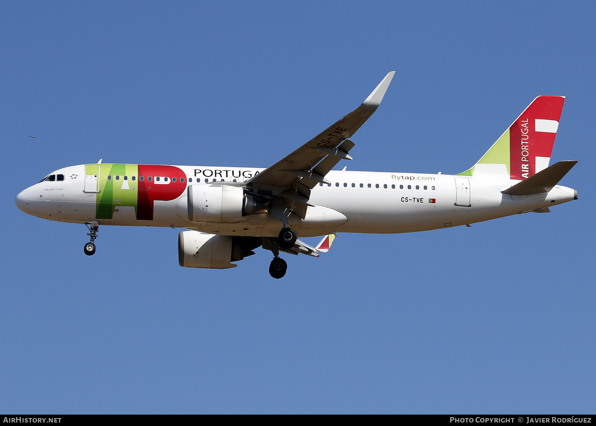 Aircraft Photo of CS-TVE | Airbus A320-251N | TAP Air Portugal | AirHistory.net #714197