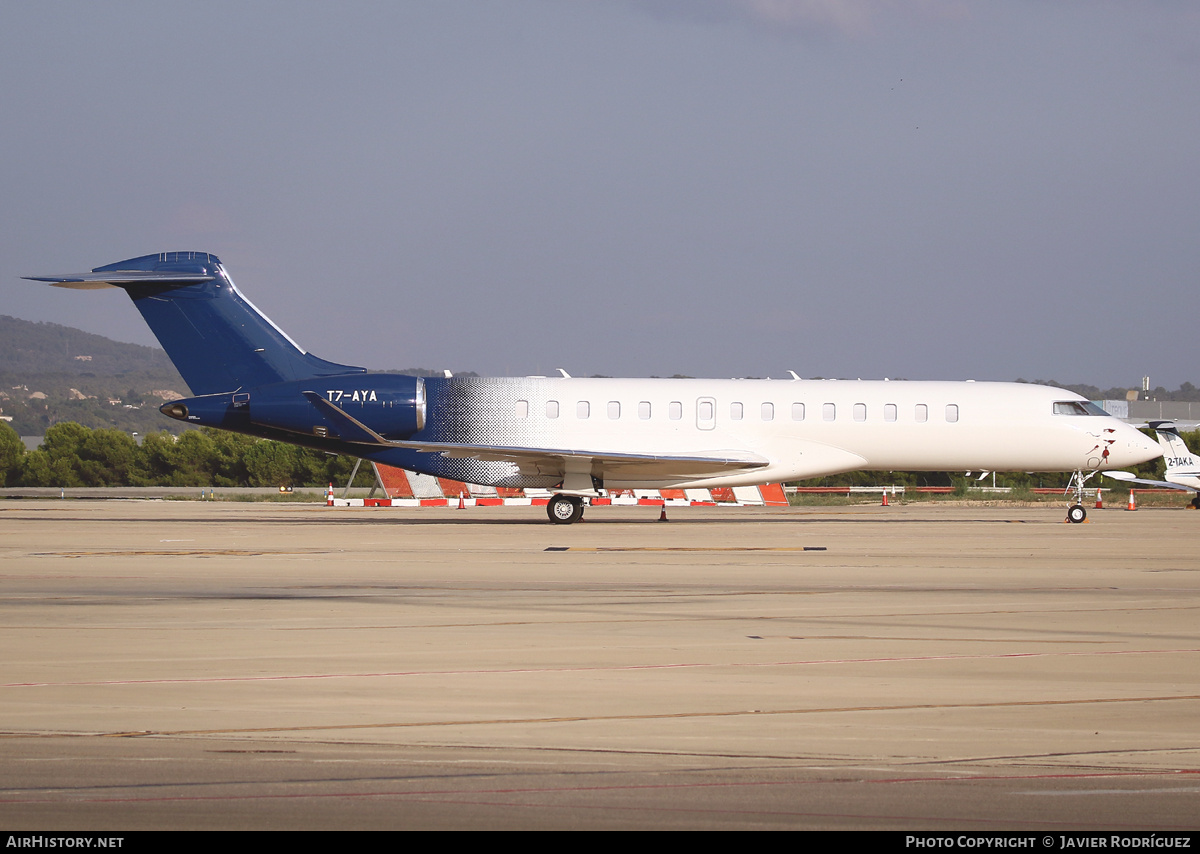 Aircraft Photo of T7-AYA | Bombardier Global 7500 (BD-700-2A12) | AirHistory.net #714206