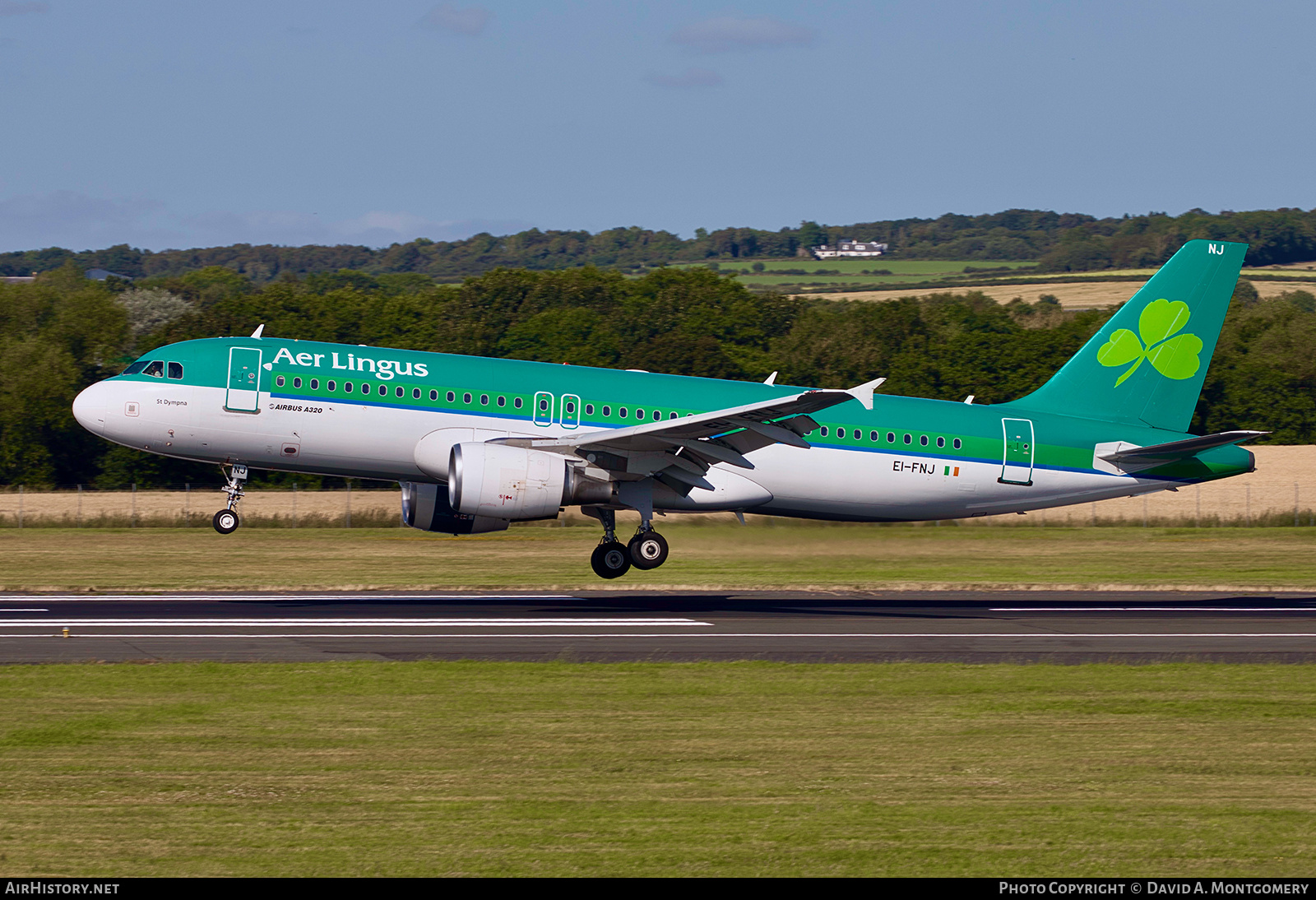 Aircraft Photo of EI-FNJ | Airbus A320-214 | Aer Lingus | AirHistory.net #714240