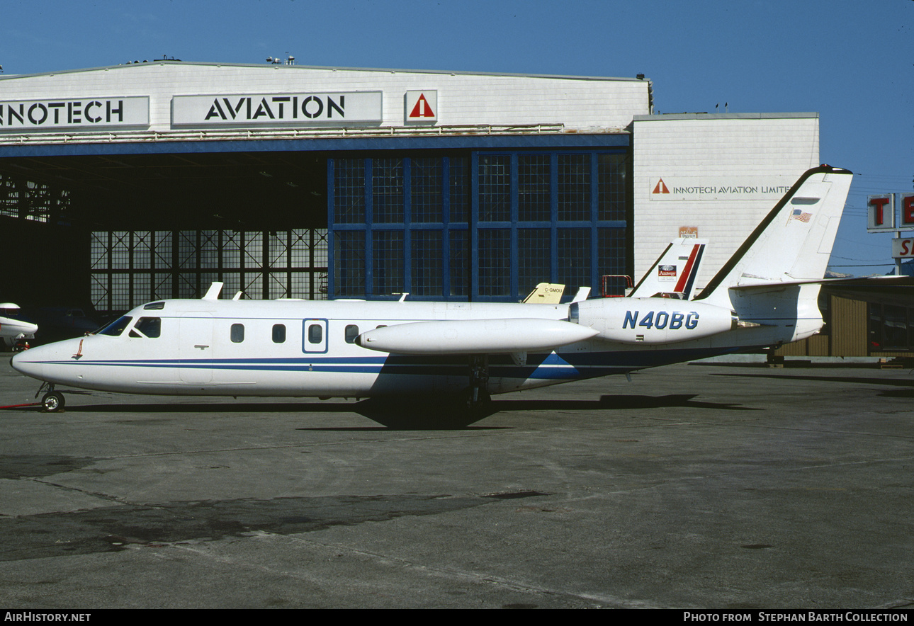 Aircraft Photo of N40BG | Israel Aircraft Industries IAI-1123 Westwind | AirHistory.net #714246