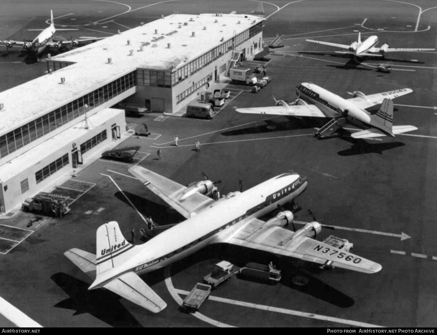 Aircraft Photo of N37560 | Douglas DC-6B | United Air Lines | AirHistory.net #714257