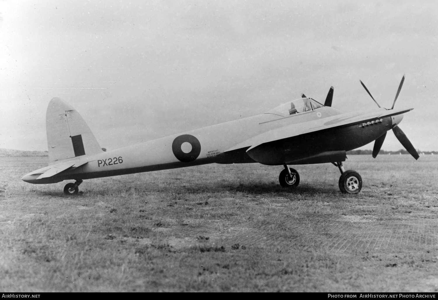 Aircraft Photo of PX226 | De Havilland D.H. 103 Hornet F1 | UK - Air Force | AirHistory.net #714258