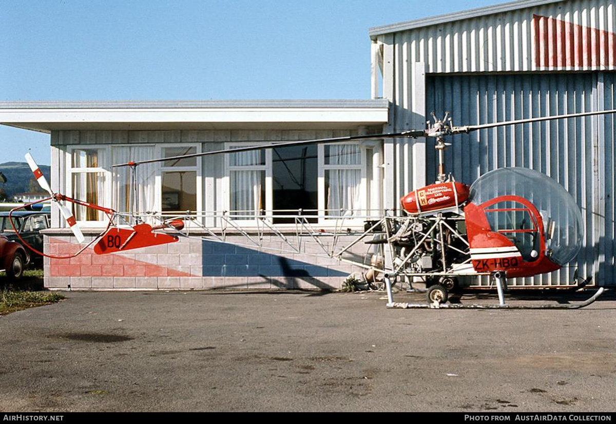 Aircraft Photo of ZK-HBQ | Bell 47G-2 | Central Helicopters | AirHistory.net #714259