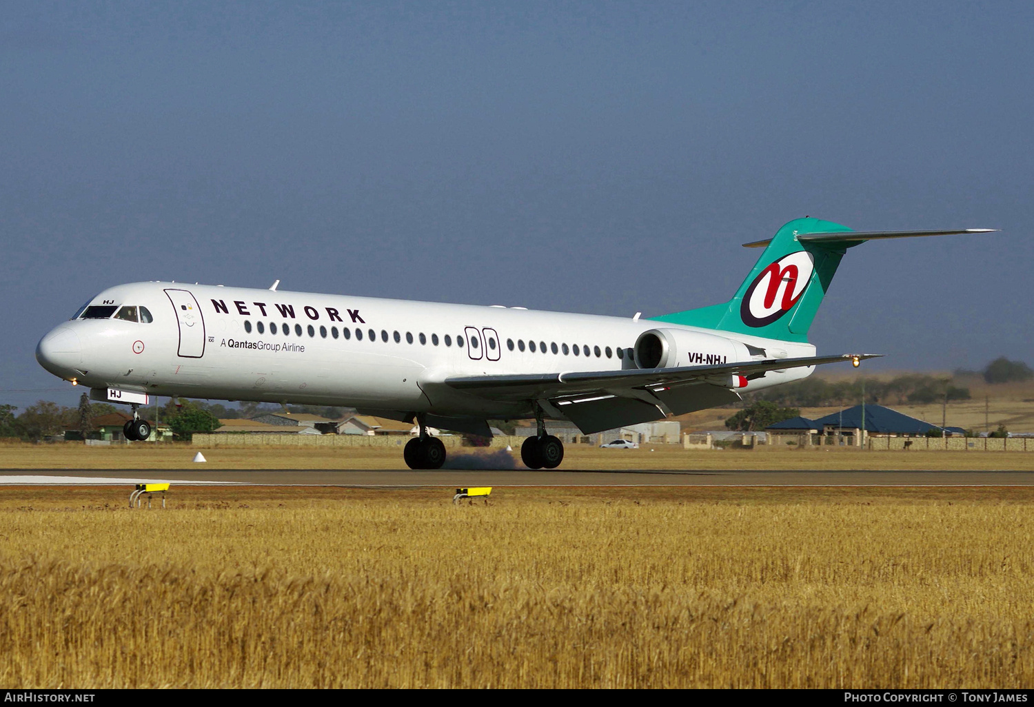 Aircraft Photo of VH-NHJ | Fokker 100 (F28-0100) | Network Aviation | AirHistory.net #714279