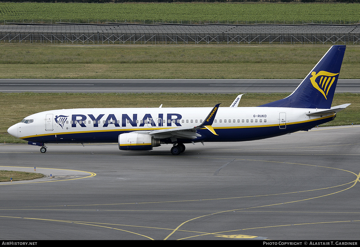 Aircraft Photo of G-RUKD | Boeing 737-8AS | Ryanair | AirHistory.net #714282