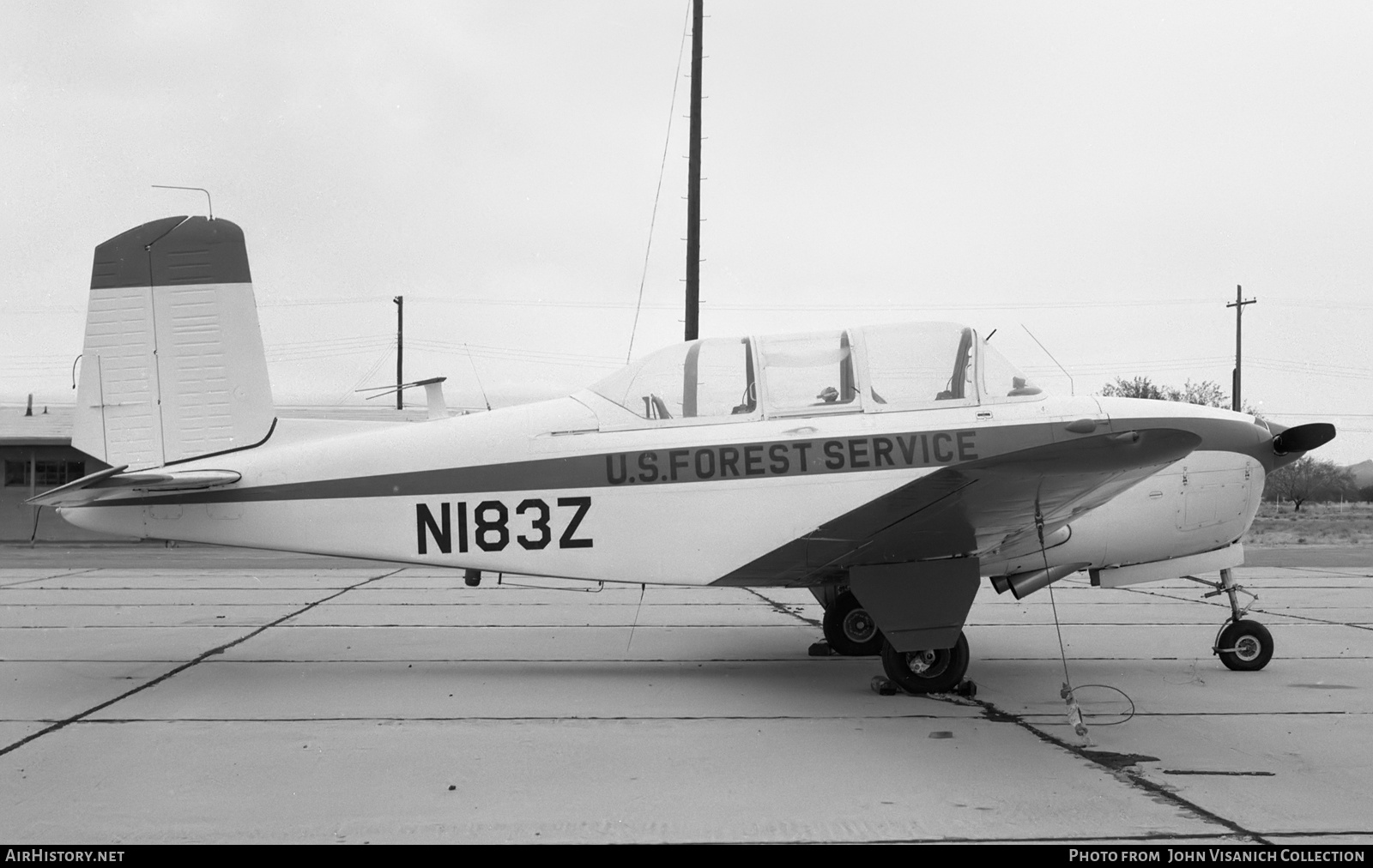 Aircraft Photo of N183Z | Beech T-34B Mentor | USFS - US Forest Service | AirHistory.net #714298