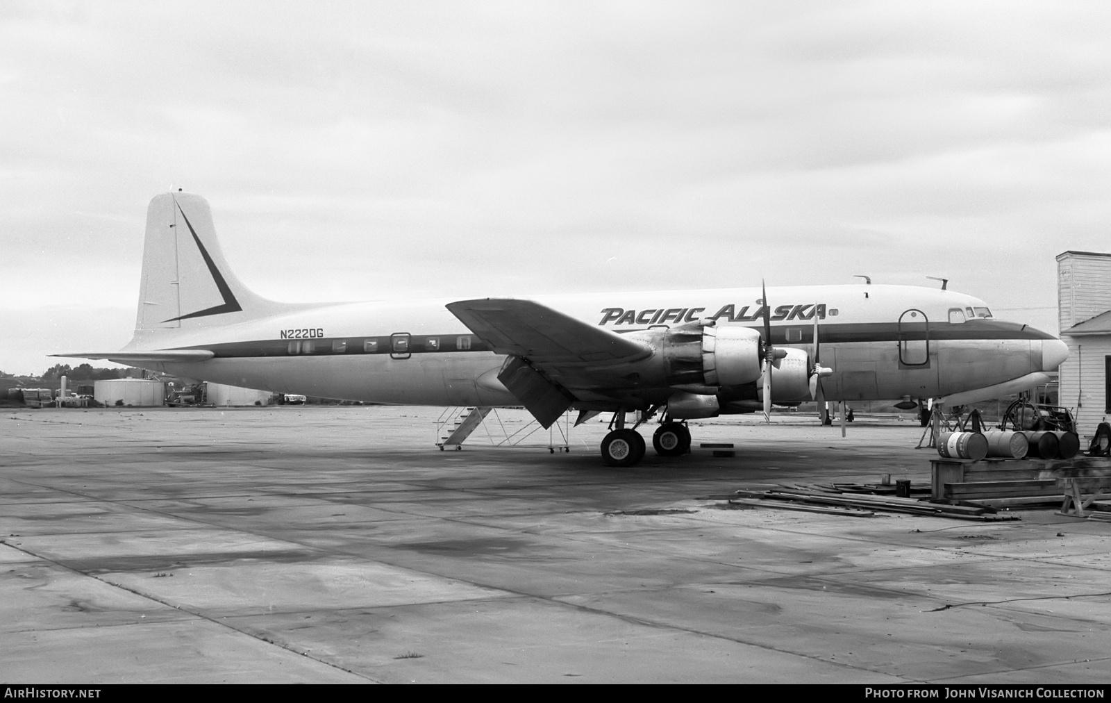 Aircraft Photo of N222DG | Douglas DC-6B | Pacific Alaska Airlines | AirHistory.net #714300