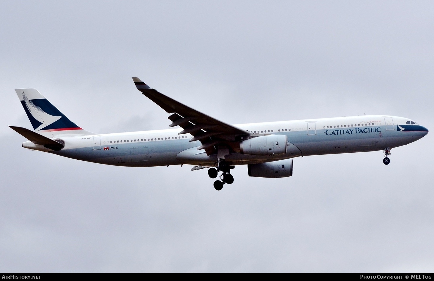 Aircraft Photo of B-LAK | Airbus A330-343E | Cathay Pacific Airways | AirHistory.net #714319