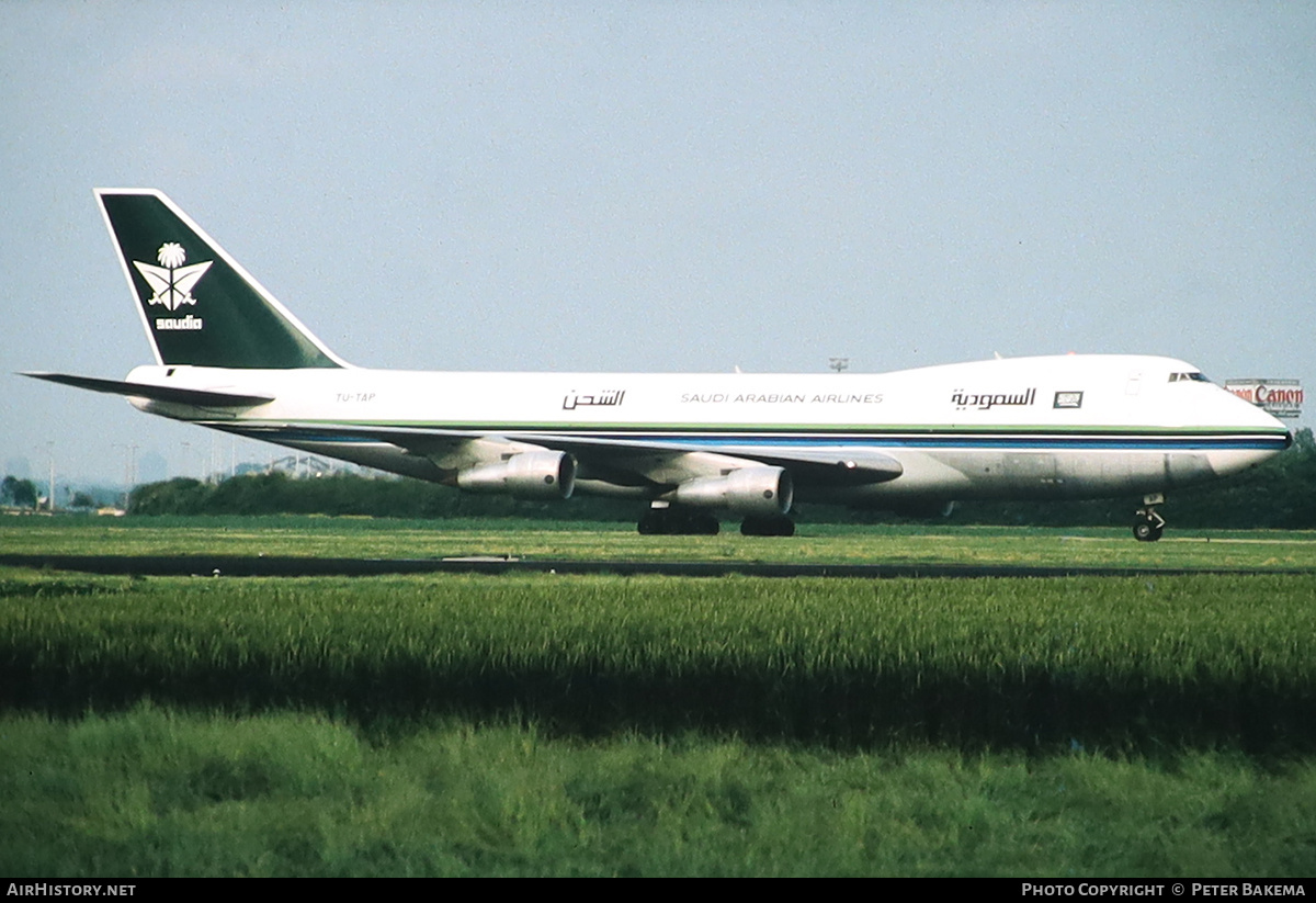 Aircraft Photo of TU-TAP | Boeing 747-2S4F/SCD | Saudia - Saudi Arabian Airlines Cargo | AirHistory.net #714321