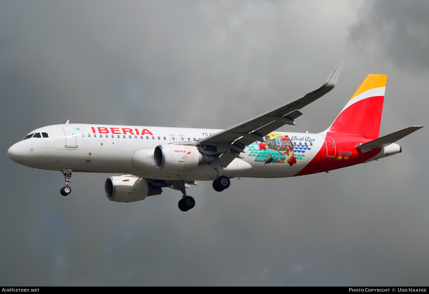 Aircraft Photo of EC-MCS | Airbus A320-216 | Iberia | AirHistory.net #714347