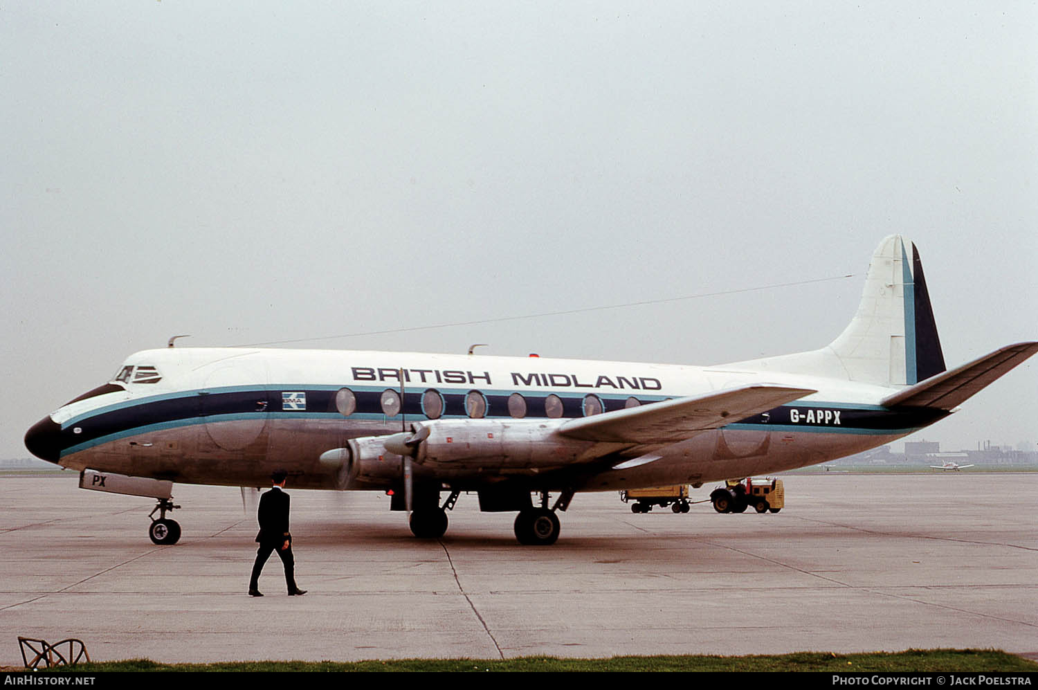 Aircraft Photo of G-APPX | Vickers 702 Viscount | British Midland Airways - BMA | AirHistory.net #714348