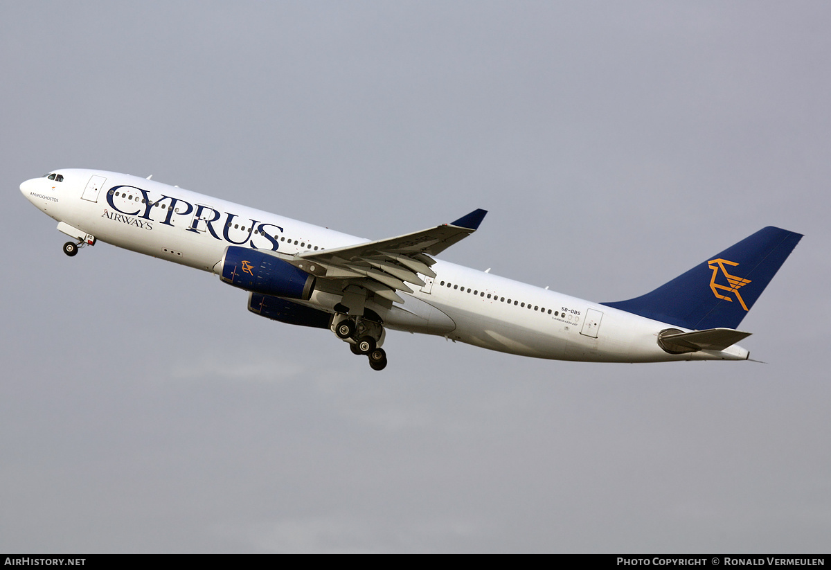 Aircraft Photo of 5B-DBS | Airbus A330-243 | Cyprus Airways | AirHistory.net #714349