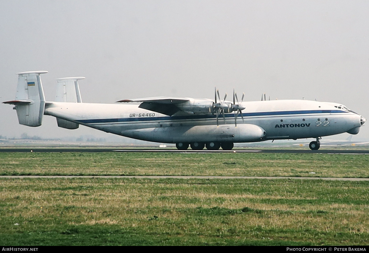 Aircraft Photo of UR-64460 | Antonov An-22 Antei | Antonov Design Bureau | AirHistory.net #714364