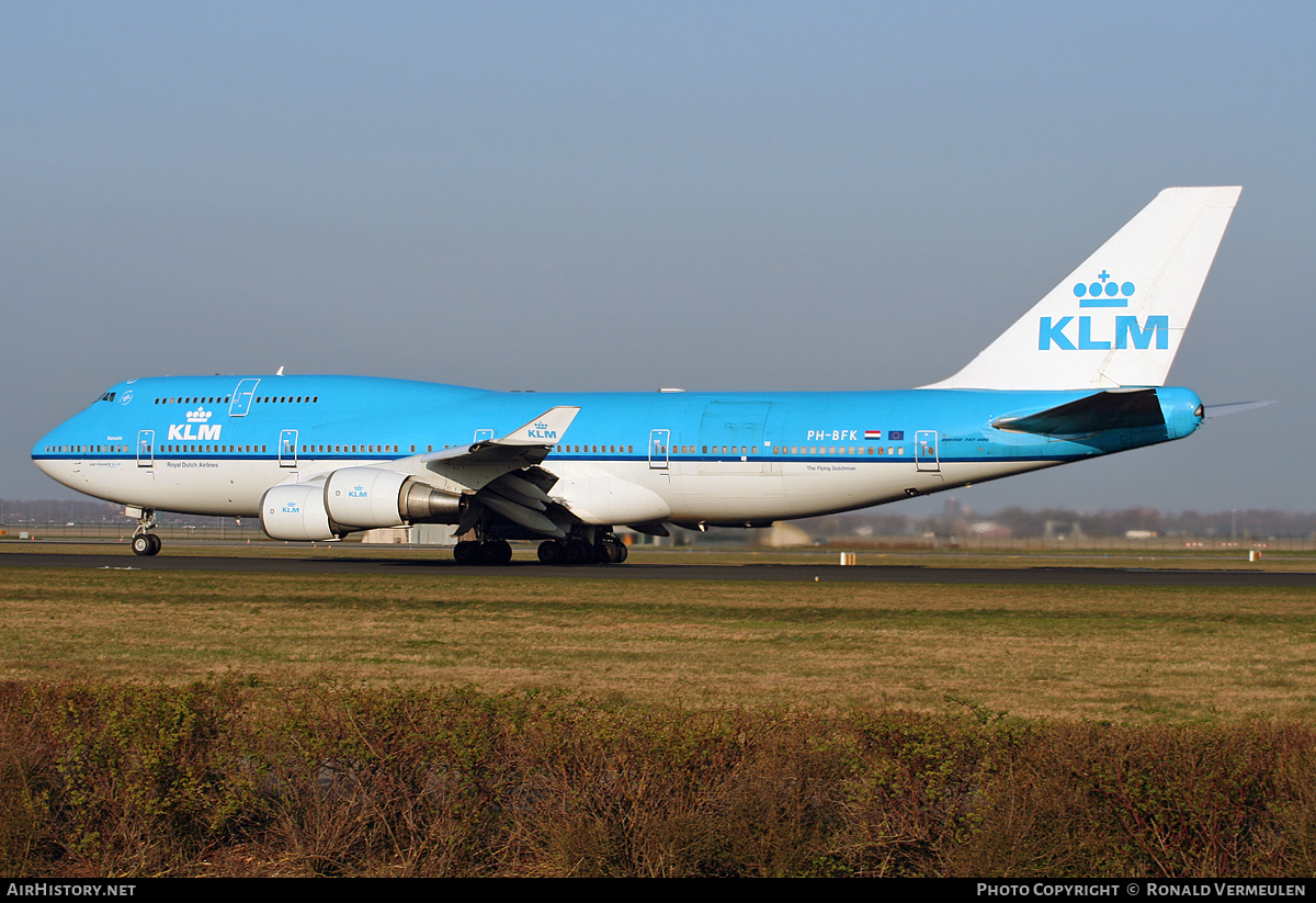 Aircraft Photo of PH-BFK | Boeing 747-406M | KLM - Royal Dutch Airlines | AirHistory.net #714424