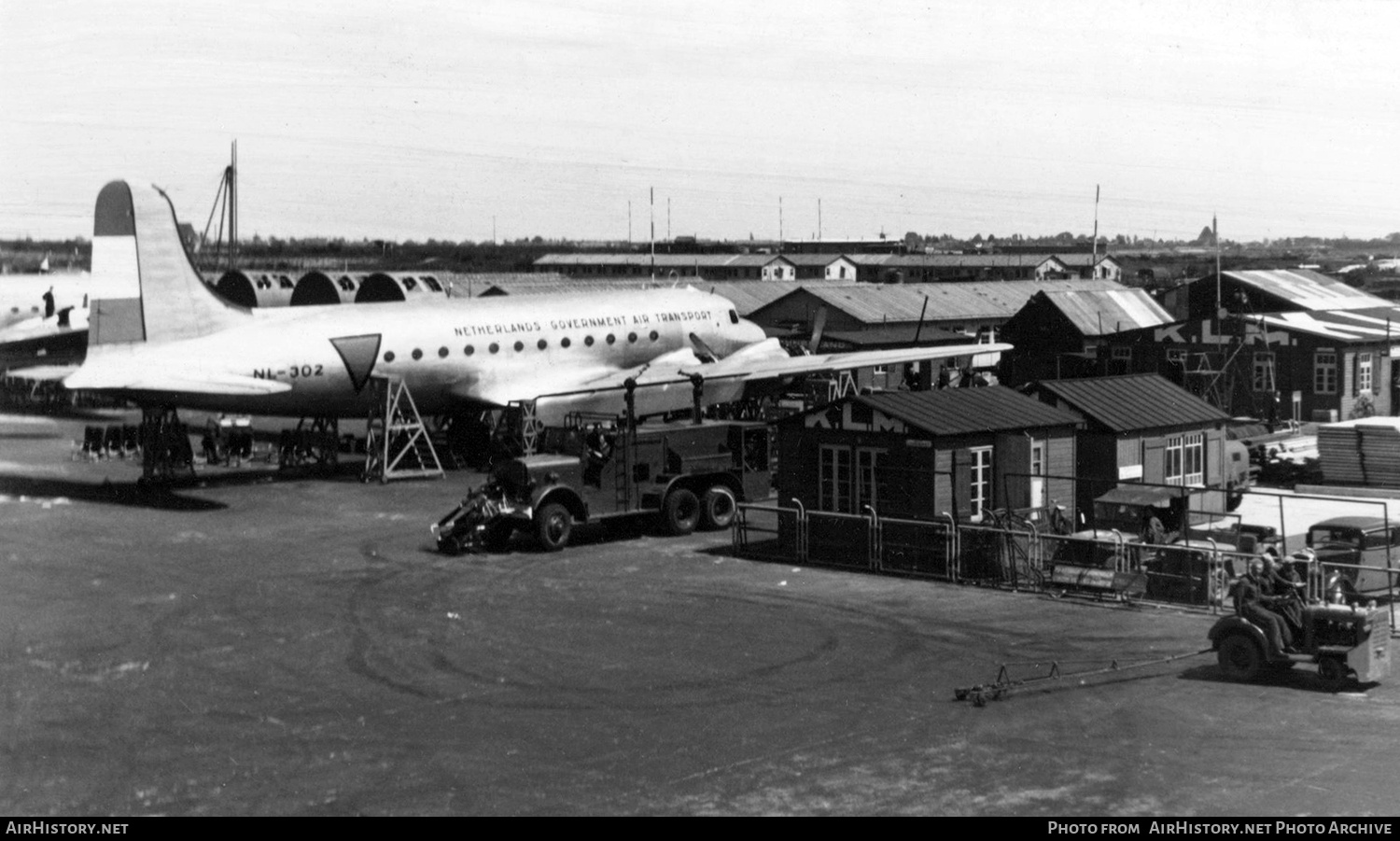 Aircraft Photo of NL-302 | Douglas C-54A Skymaster | Netherlands Government Air Transport | AirHistory.net #714543