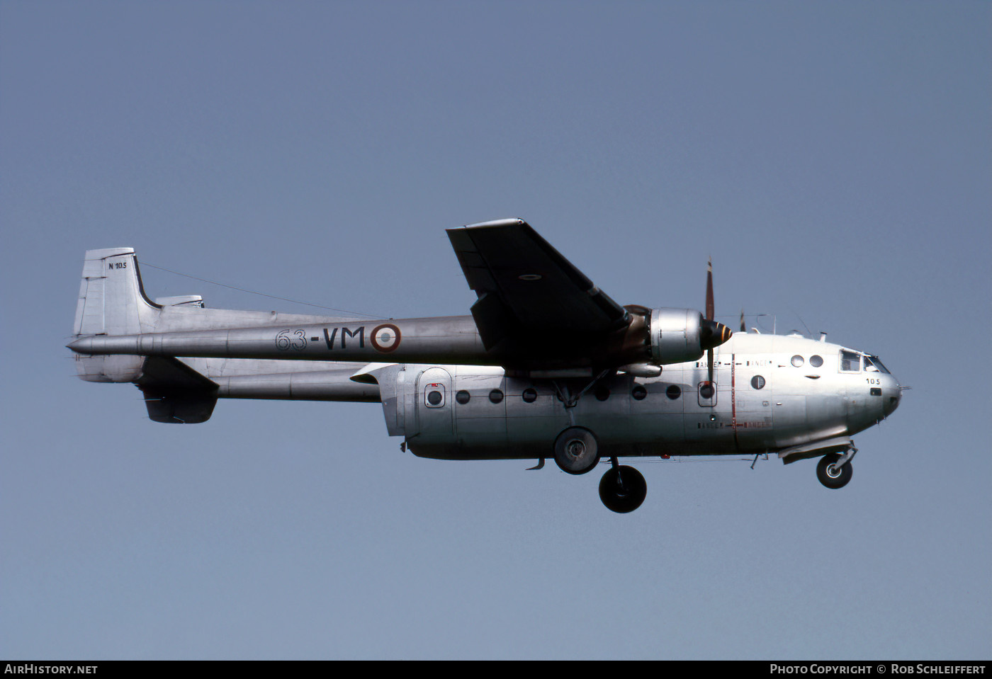 Aircraft Photo of 105 | Nord 2501F-3 Noratlas | France - Air Force | AirHistory.net #714545