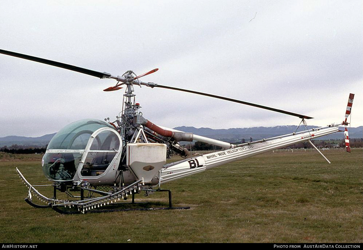 Aircraft Photo of ZK-HBL / BL | Hiller UH-12E/Soloy | Whirlwide Helicopters | AirHistory.net #714553