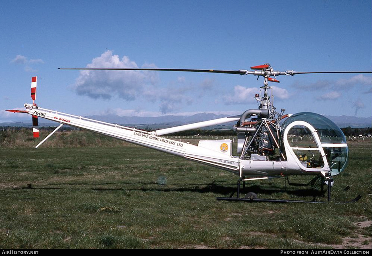 Aircraft Photo of ZK-HBL | Hiller UH-12E | Luggate Game Packers | AirHistory.net #714554