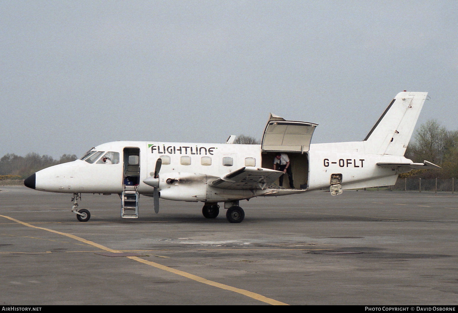 Aircraft Photo of G-OFLT | Embraer EMB-110P1 Bandeirante | Flightline | AirHistory.net #714562