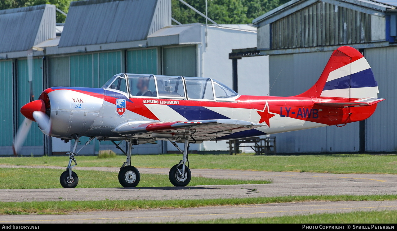 Aircraft Photo of LY-AWB | Yakovlev Yak-52 | AirHistory.net #714635