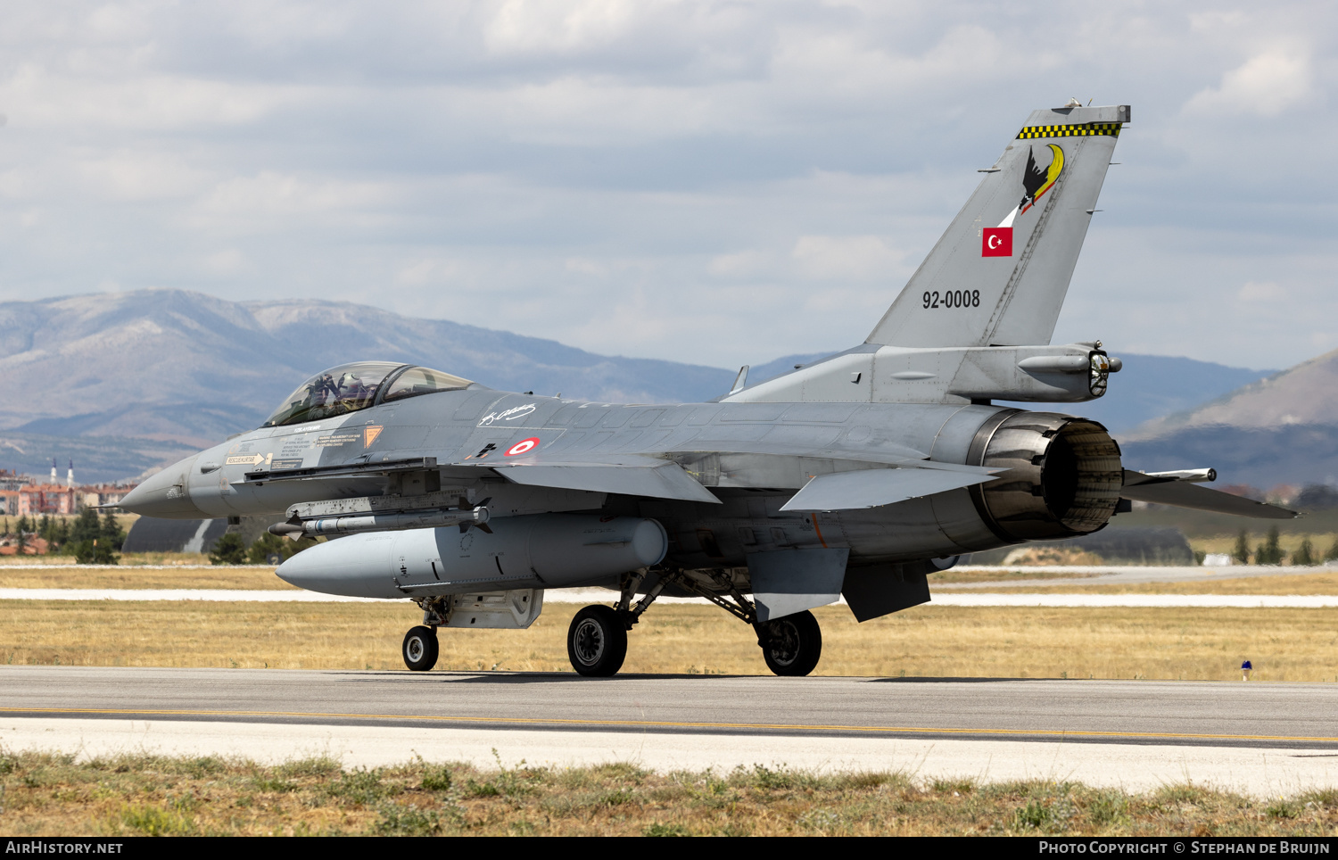 Aircraft Photo of 92-0008 | Lockheed F-16CG Fighting Falcon | Turkey - Air Force | AirHistory.net #714662