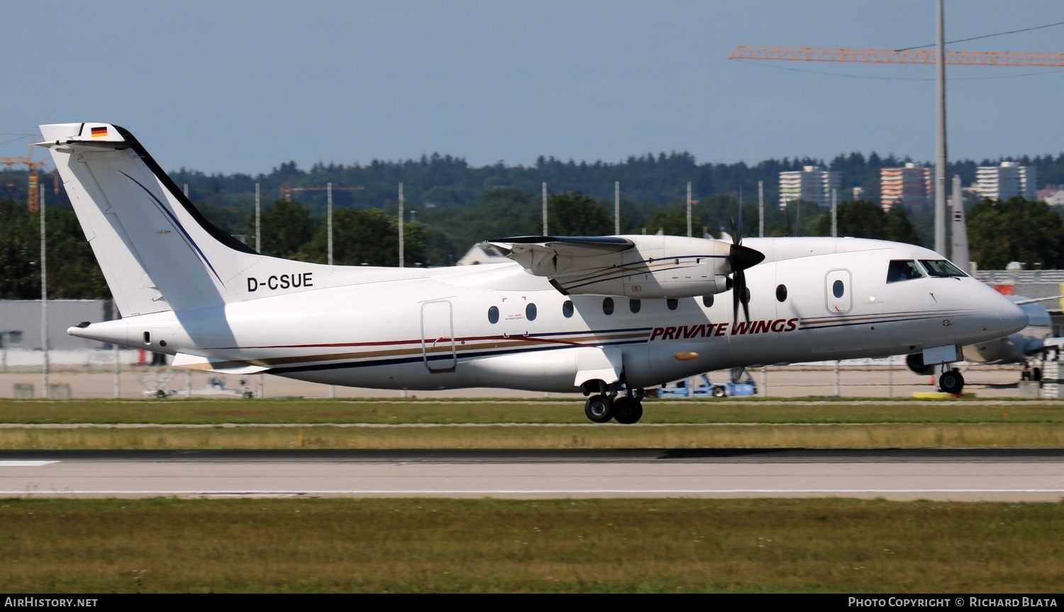 Aircraft Photo of D-CSUE | Dornier 328-110 | Private Wings | AirHistory.net #714675