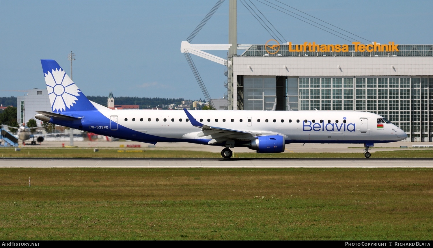 Aircraft Photo of EW-533PO | Embraer 195LR (ERJ-190-200LR) | Belavia | AirHistory.net #714689