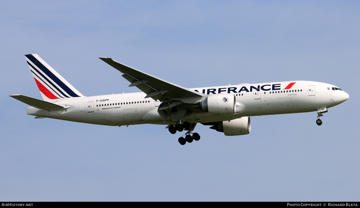 Aircraft Photo of F-GSPP | Boeing 777-228/ER | Air France | AirHistory.net #714690