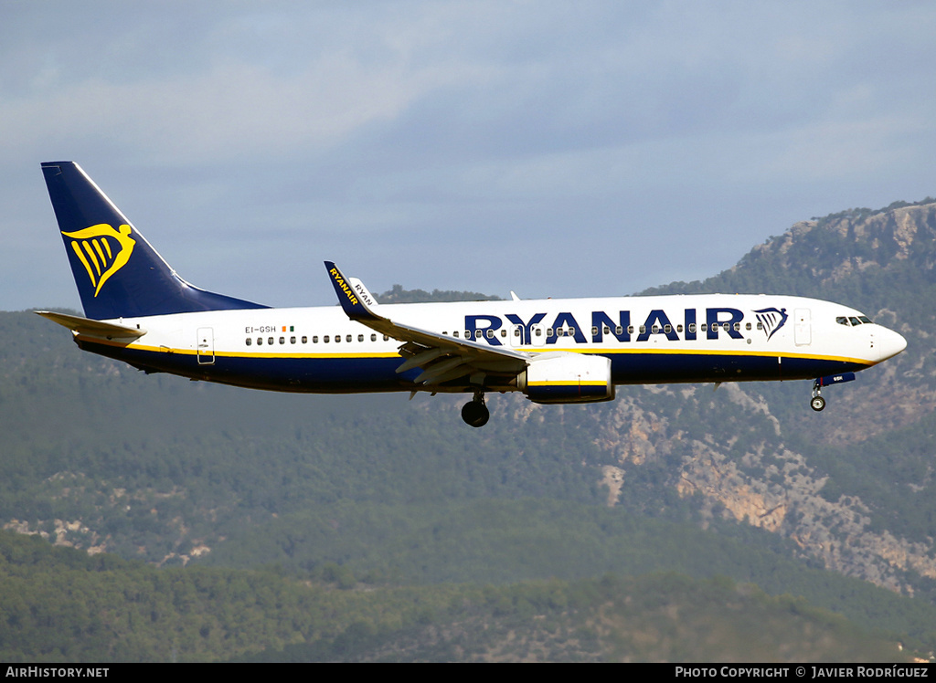 Aircraft Photo of EI-GSH | Boeing 737-800 | Ryanair | AirHistory.net #714710