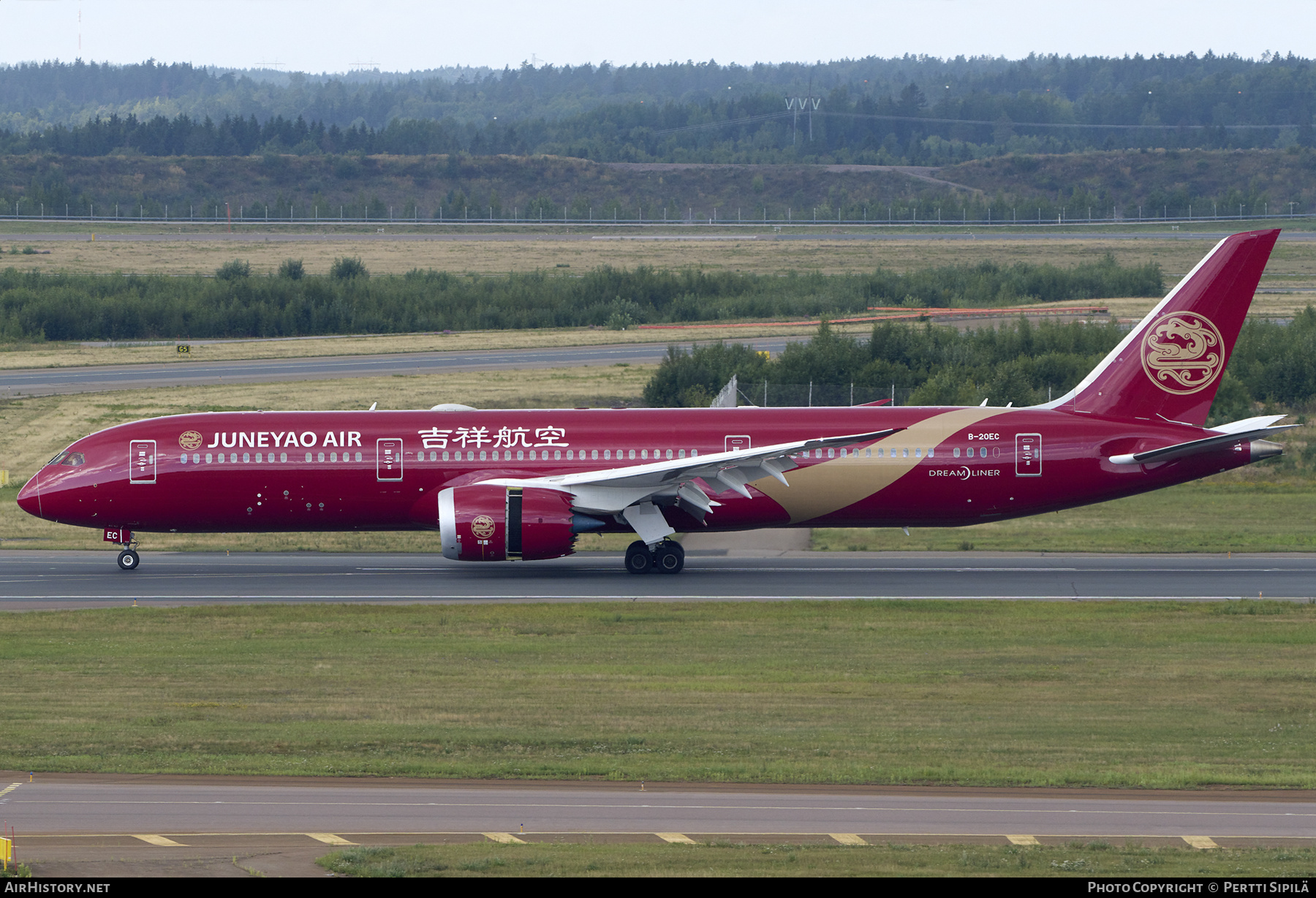 Aircraft Photo of B-20EC | Boeing 787-9 Dreamliner | Juneyao Airlines | AirHistory.net #714725