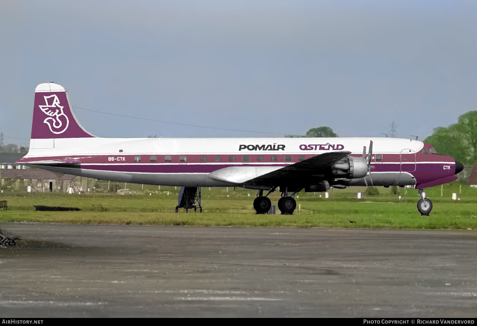 Aircraft Photo of OO-CTK | Douglas DC-6B | Pomair Ostend | AirHistory.net #714737