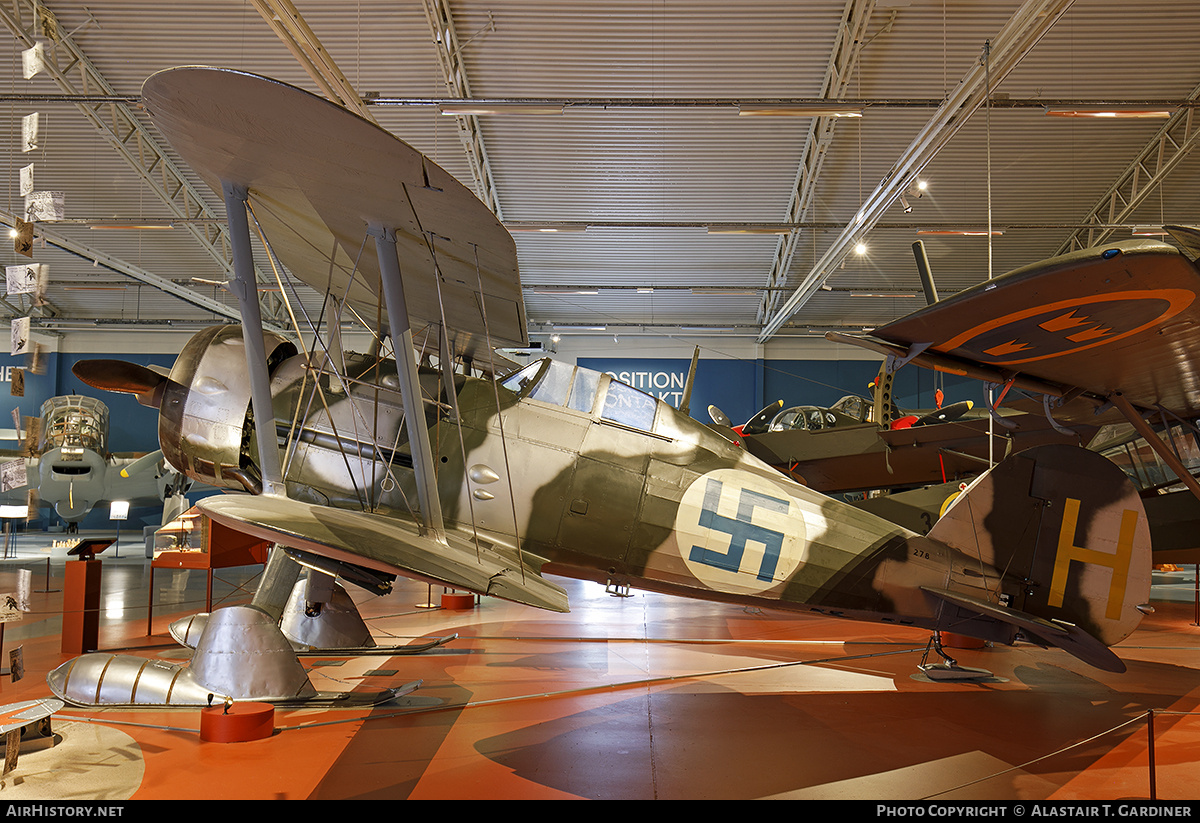 Aircraft Photo of 278 | Gloster J8A Gladiator (Mk2) | Finland - Air Force | AirHistory.net #714740