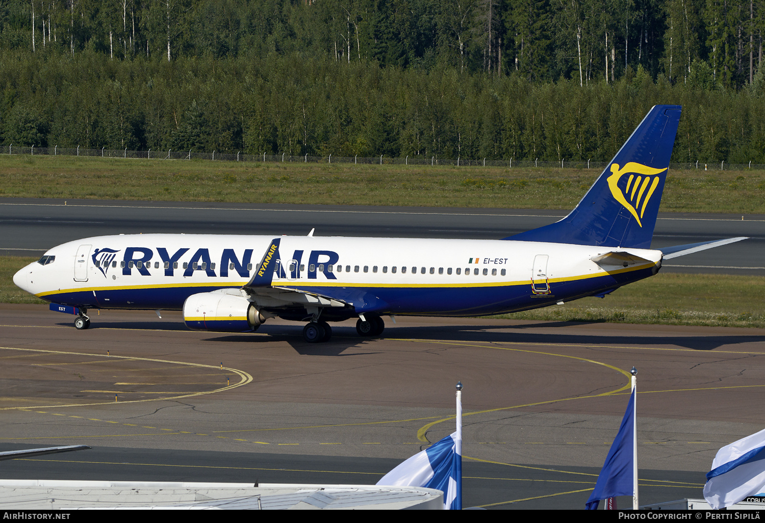Aircraft Photo of EI-EST | Boeing 737-8AS | Ryanair | AirHistory.net #714741