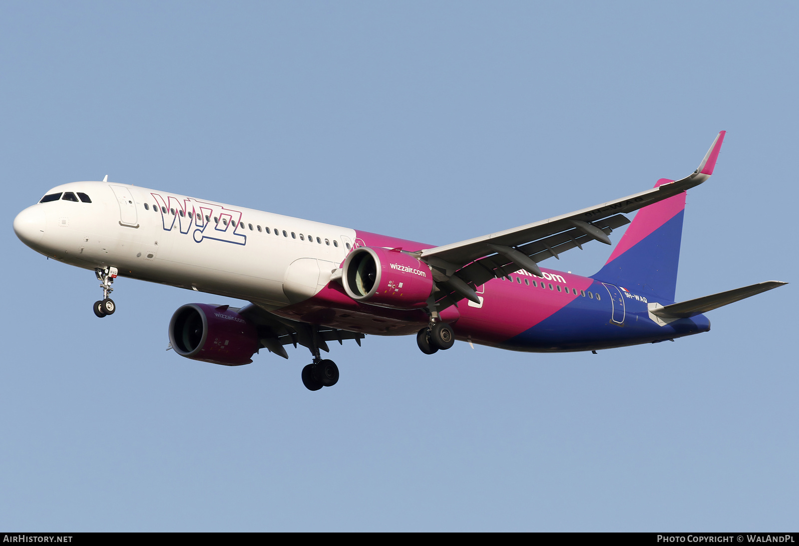 Aircraft Photo of 9H-WAQ | Airbus A321-271NX | Wizz Air | AirHistory.net #714759