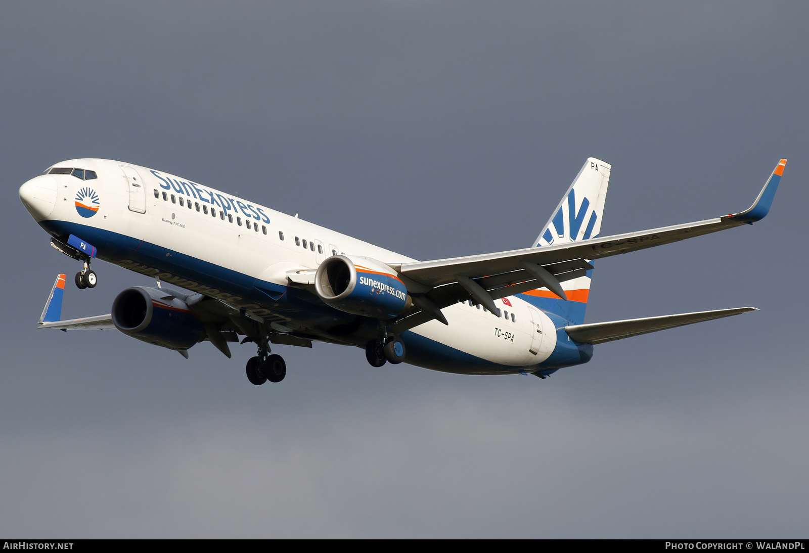 Aircraft Photo of TC-SPA | Boeing 737-8HX | SunExpress | AirHistory.net #714760