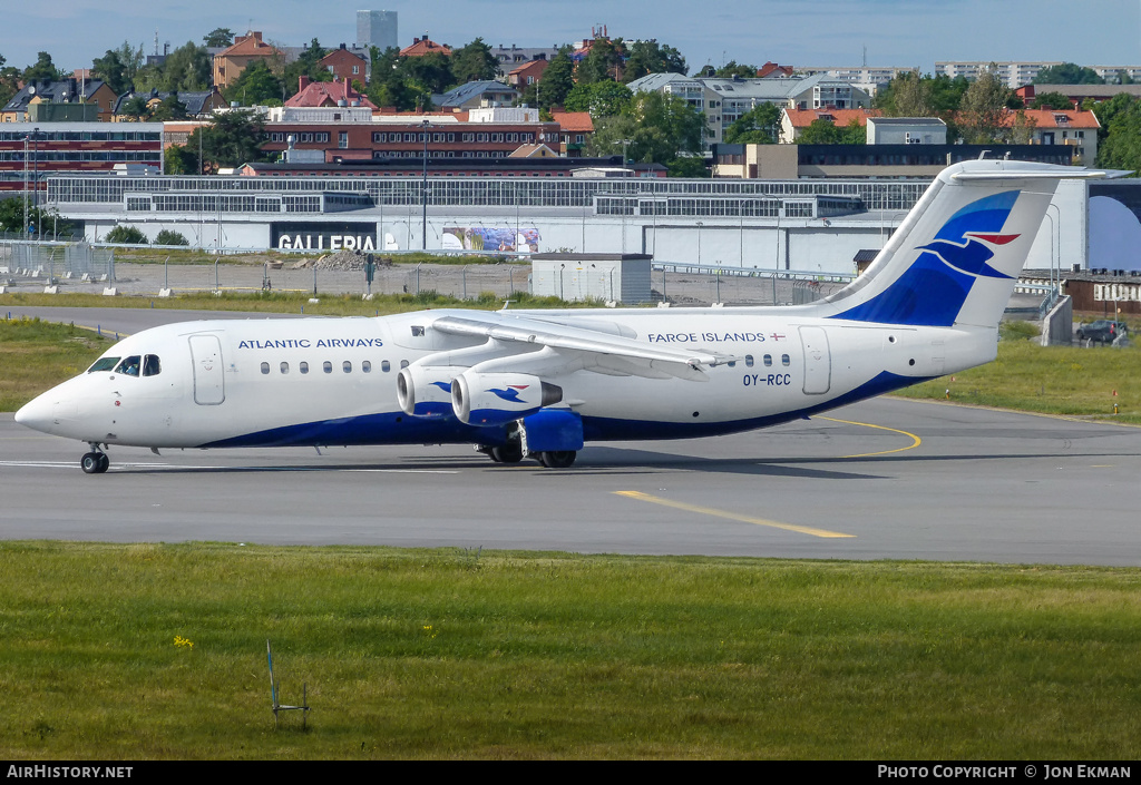 Aircraft Photo of OY-RCC | BAE Systems Avro 146-RJ100 | Atlantic Airways | AirHistory.net #714766
